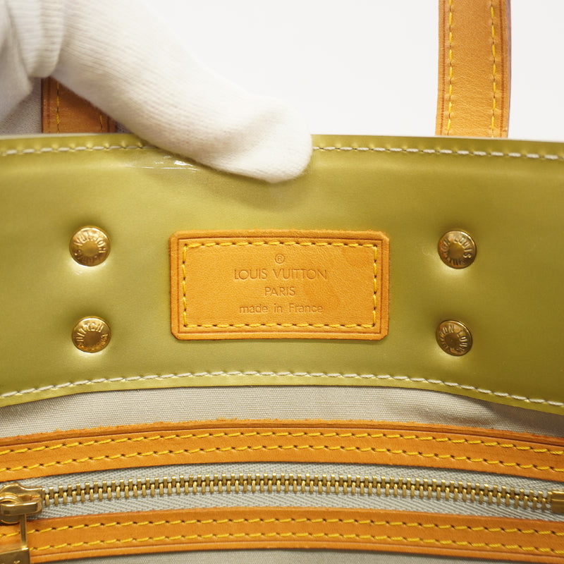 Auth Louis Vuitton Handbag Monogram Verni Reed PM M91145 Guri