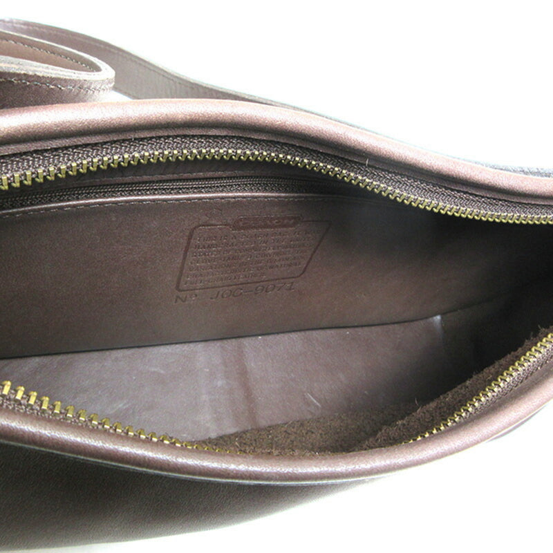 Coach COACH Shoulder Bag Old Leather Brown JOC 9071 Womens Mens