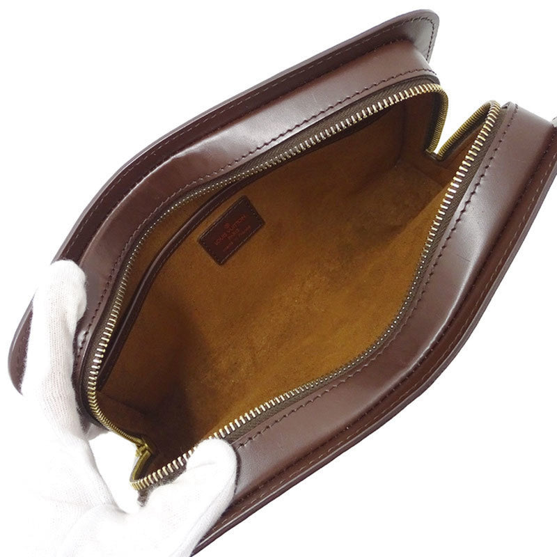 Louis Vuitton N51993 MenWomen Clutch Bag BrownDamier CanvasEbeneGalle