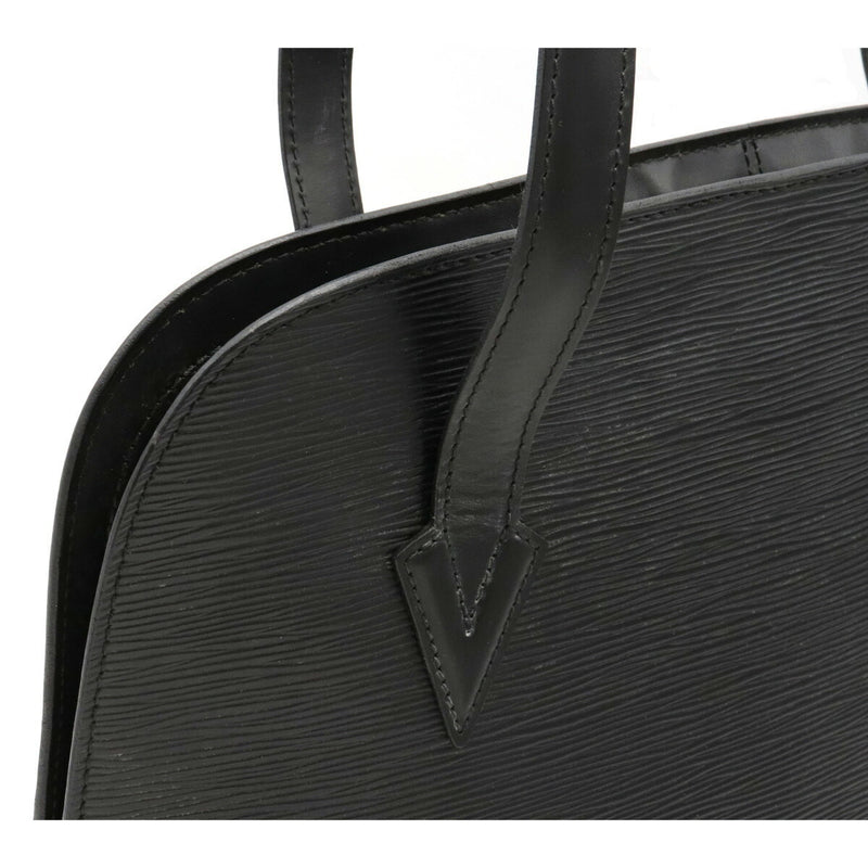 LOUIS VUITTON Epi Lussac Shoulder Bag Tote Leather Noir Black M52282