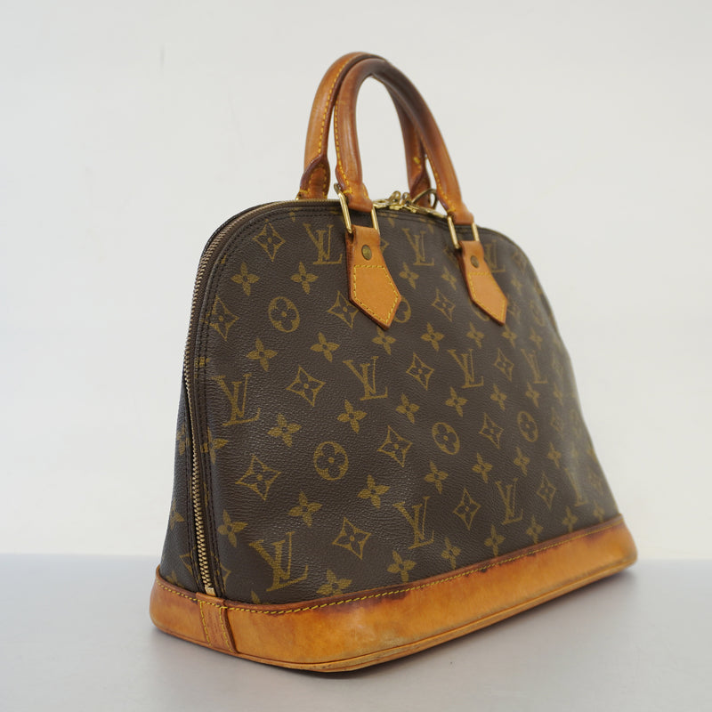 Auth Louis Vuitton Monogram Alma M51130 Womens Handbag
