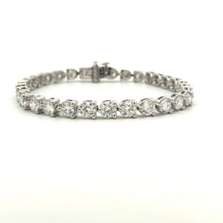 Lab Grown Diamond Tennis Bracelet 14KT White Gold