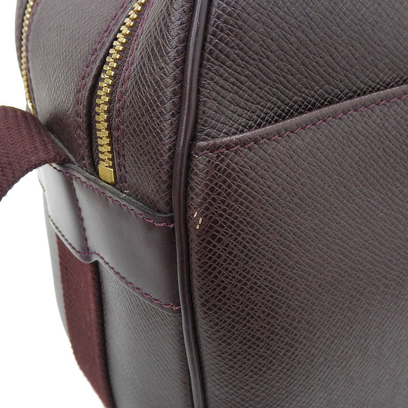 Louis Vuitton Taiga Reporter PM Shoulder Bag Akaju M30156