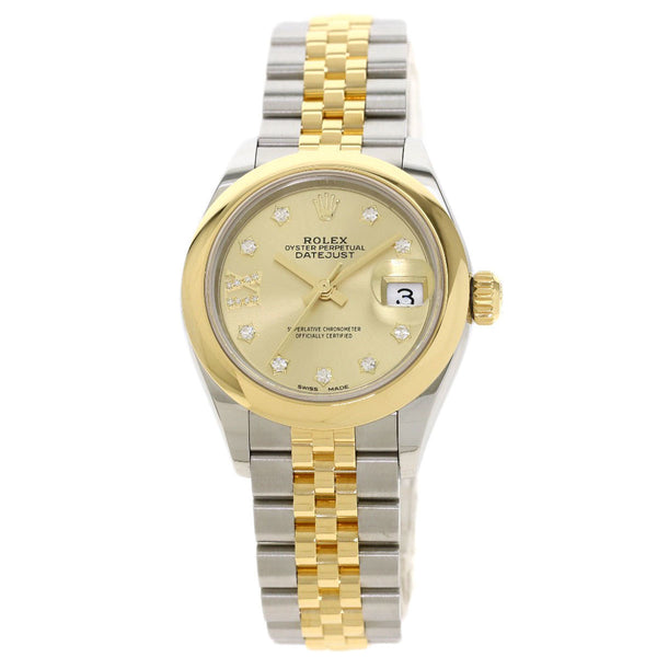 Rolex 279163G Datejust Star Diamond Wrist Watch Stainless Steel / SSxK18YG Ladies ROLEX