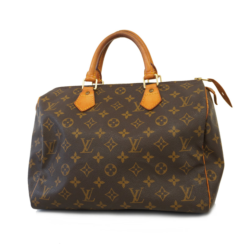 Auth Louis Vuitton Handbag Monogram Speedy 30 M41526