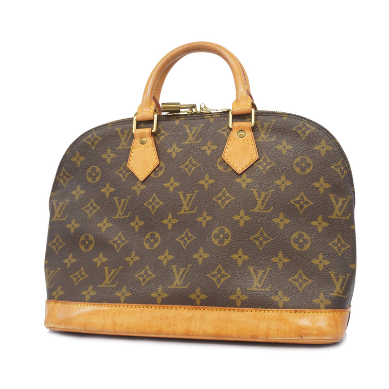 Auth Louis Vuitton Monogram Alma M51130 Womens Handbag