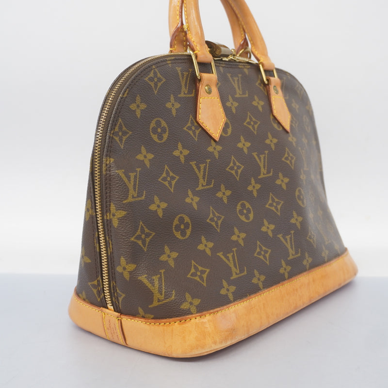 Auth Louis Vuitton Monogram Alma M51130 Womens Handbag