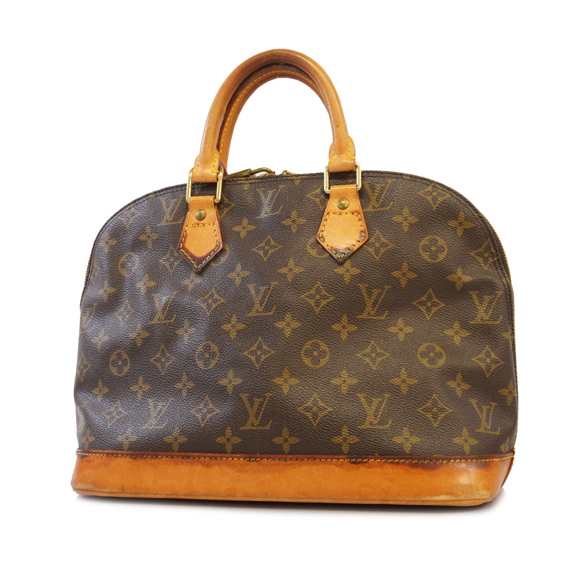 Auth Louis Vuitton Handbag Monogram Alma M51130