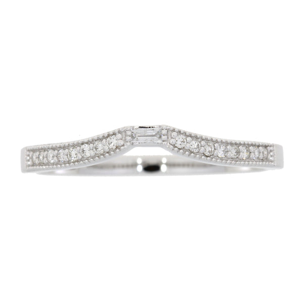 .12ct Diamond stackable band set 14KT White Gold