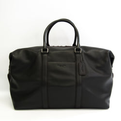 Coach F75715 Mens Leather Boston Bag Black