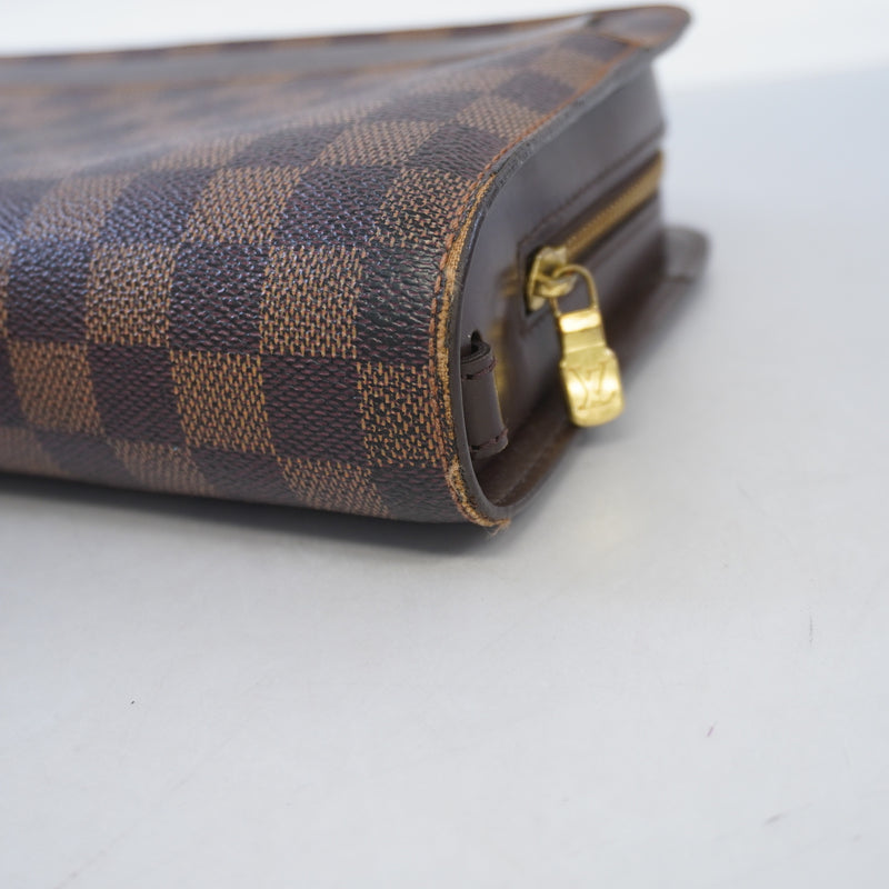 Auth Louis Vuitton Damier Saint Louis N51993 MenWomenUnisex Clutch Bag