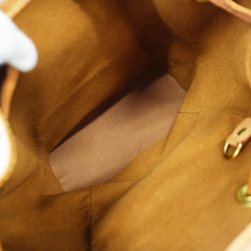 Auth Louis Vuitton Rucksack Monogram Mini Monsuri M51137