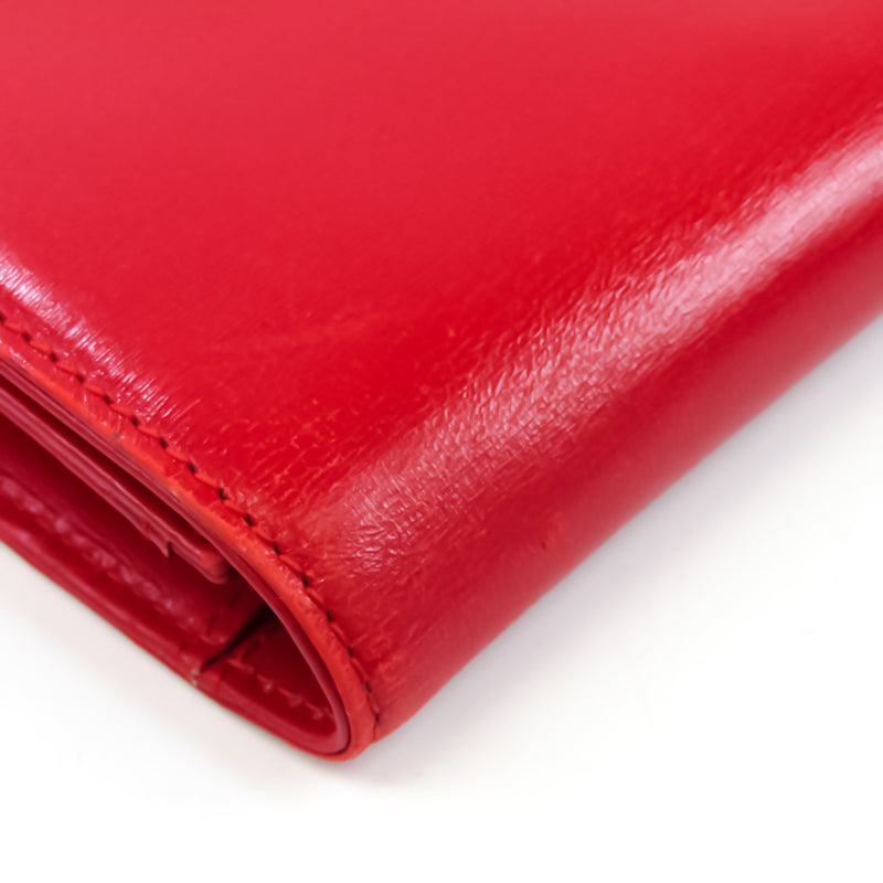 Louis Vuitton Opera Aege M63967 Women's Clutch Bag Red Color