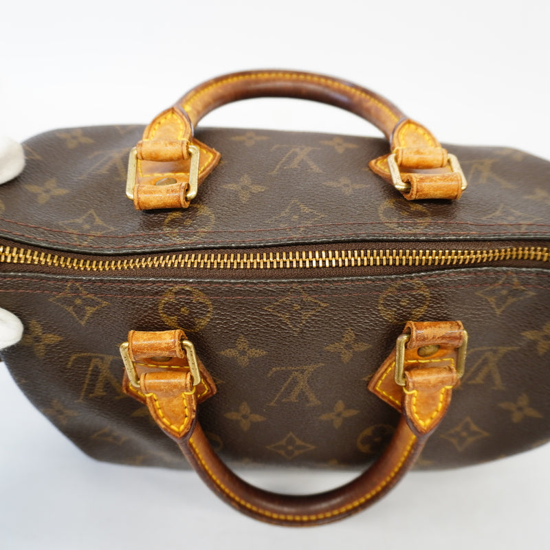 Auth Louis Vuitton Monogram Speedy 25 M41528 Womens Handbag