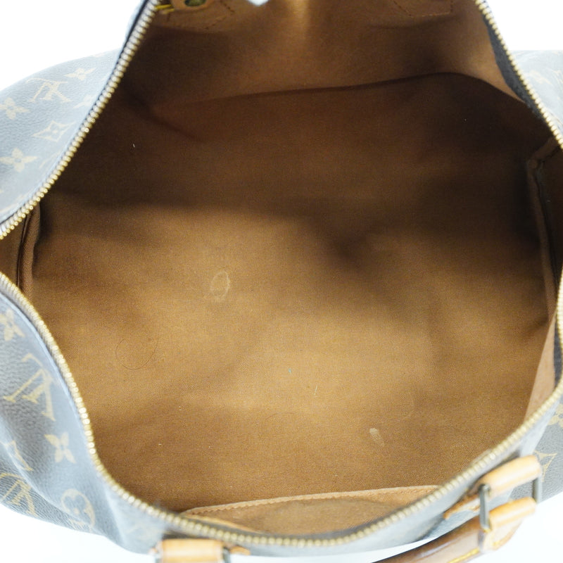 Auth Louis Vuitton Monogram Speedy 40 M41522 Womens Boston BagHandbag
