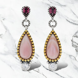 Brand New Rhodolite Garnet Earring