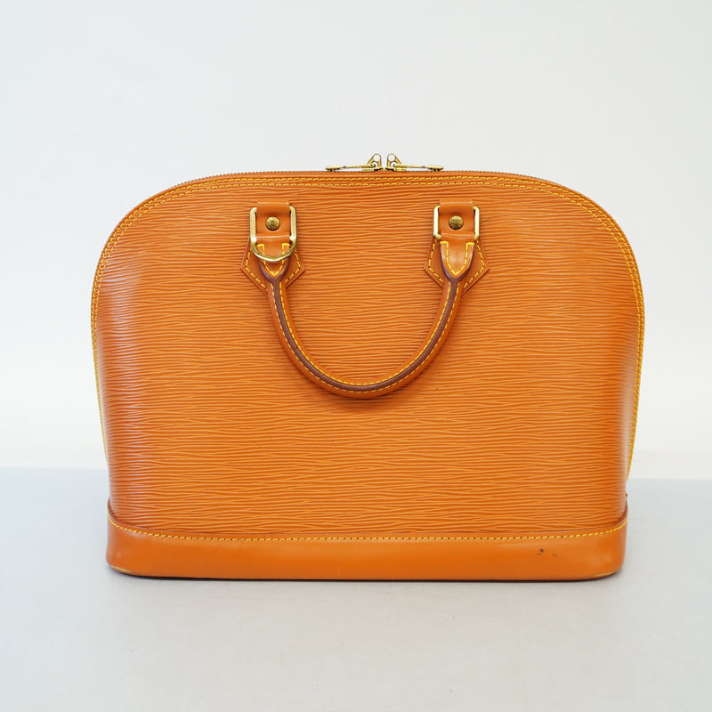 Auth Louis Vuitton Epi Alma Alma M54148 Womens Handbag Gold Cipango