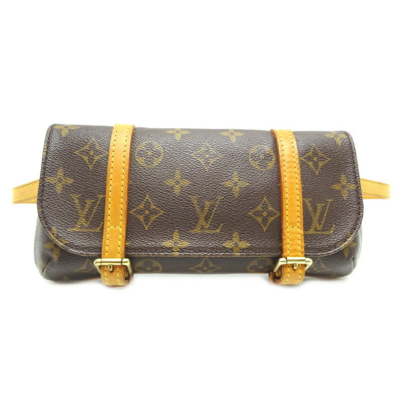 Louis Vuitton Pochette Marel Ladies Waist Bag M51159 Monogram Canvas Brown