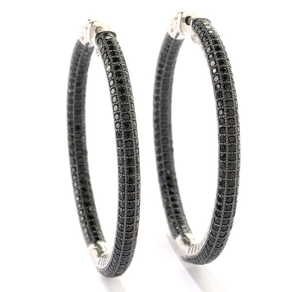 Brand New Black Spinel Earring