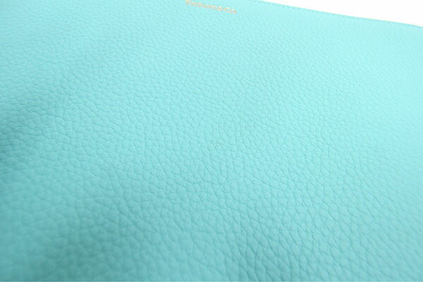 Tiffany Clutch Bag Blue Leather Womens Mens
