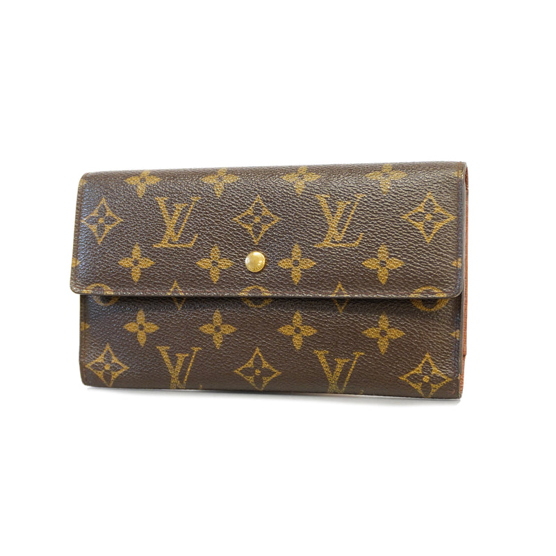 Auth Louis Vuitton Monogram Porto Tresor International M61215 Unisex Wallet