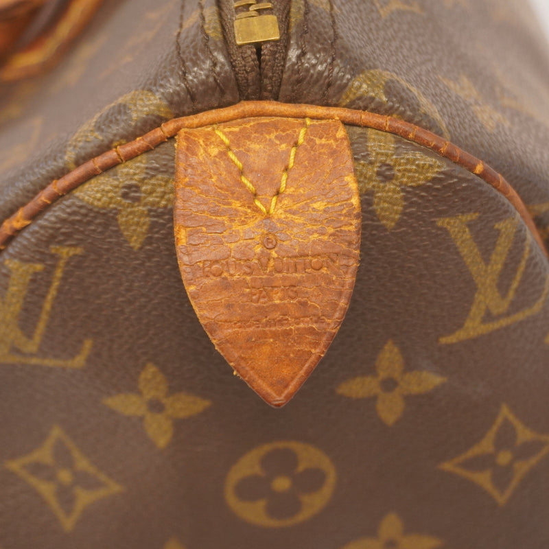Auth Louis Vuitton Monogram Speedy 30 M41108 Womens Handbag