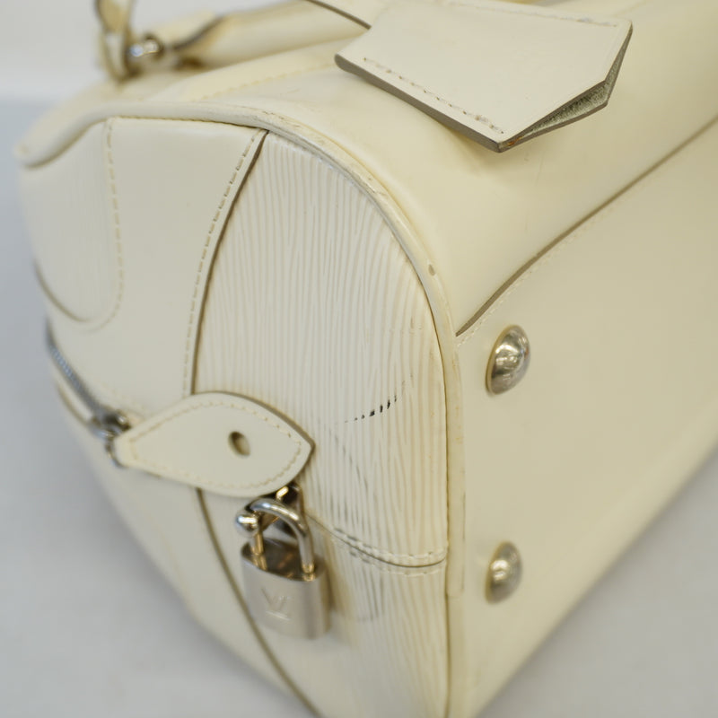 Auth Louis Vuitton Handbag Epi Bowling Montaigne PM M5932J Evoire