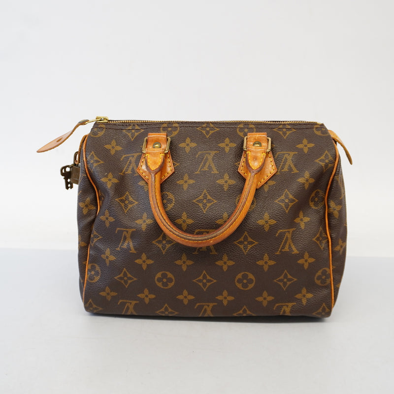 Auth Louis Vuitton Monogram Speedy 25 M41528 Womens Handbag
