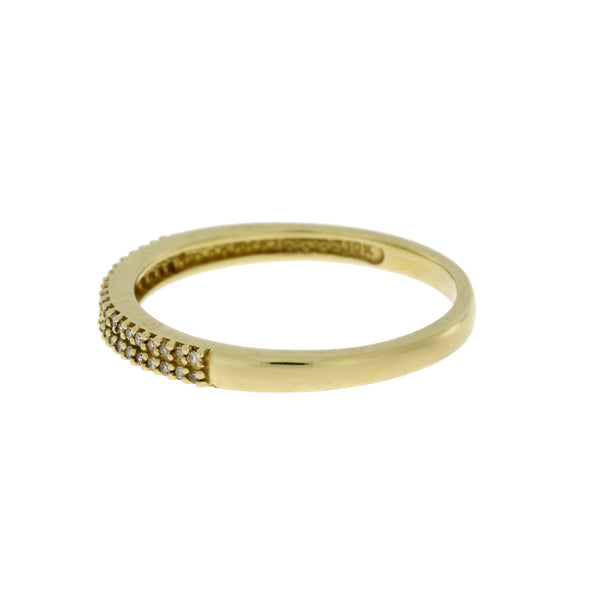 .10ct Diamond Wedding Band Ring 10KT Yellow Gold