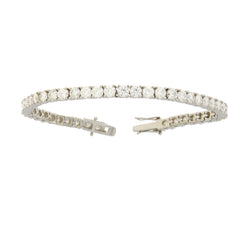 10.00ct Moissanite Tennis Bracelet Sterling Silver