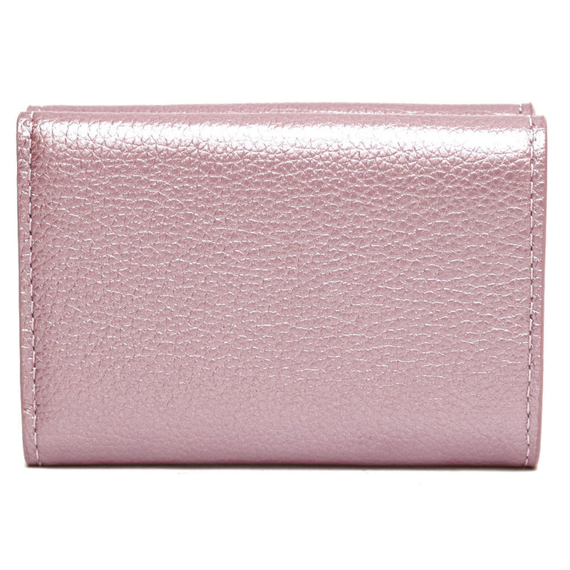 LOUIS VUITTON Tri-Fold Wallet Portofeuil Rock Mini Initials N.I M69813 Pink Crystal Rose Ladies