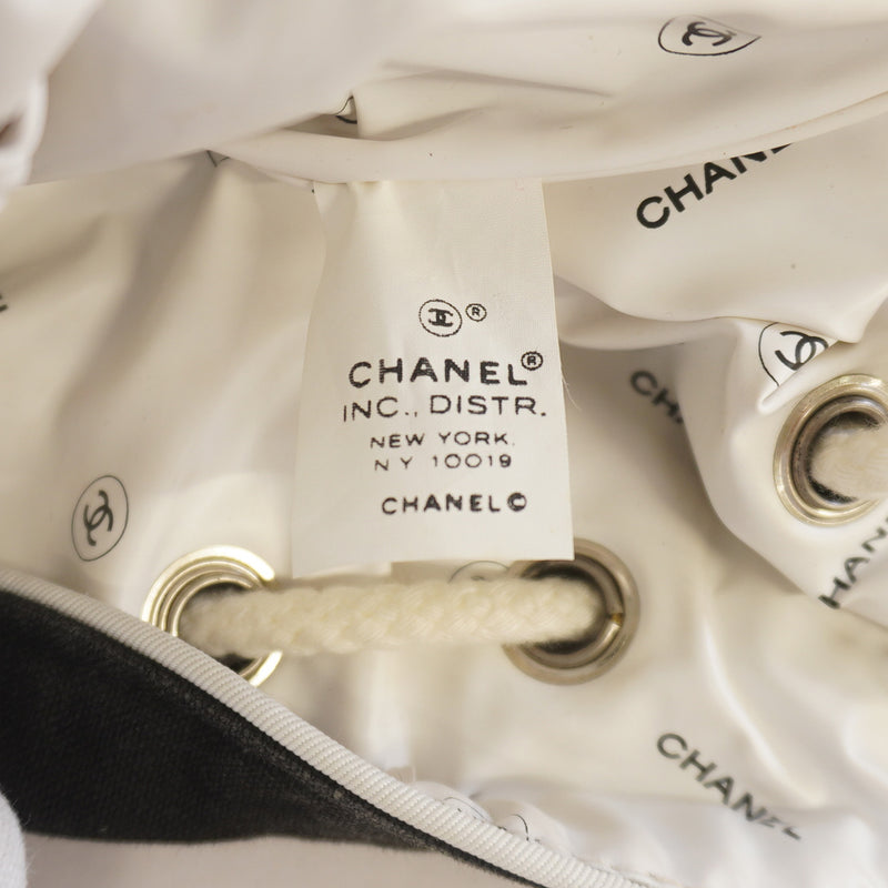 Auth Chanel Shoulder Bag Novelty Canvas Black