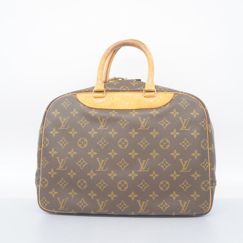 Auth Louis Vuitton Monogram Deauville M47270 Womens Handbag