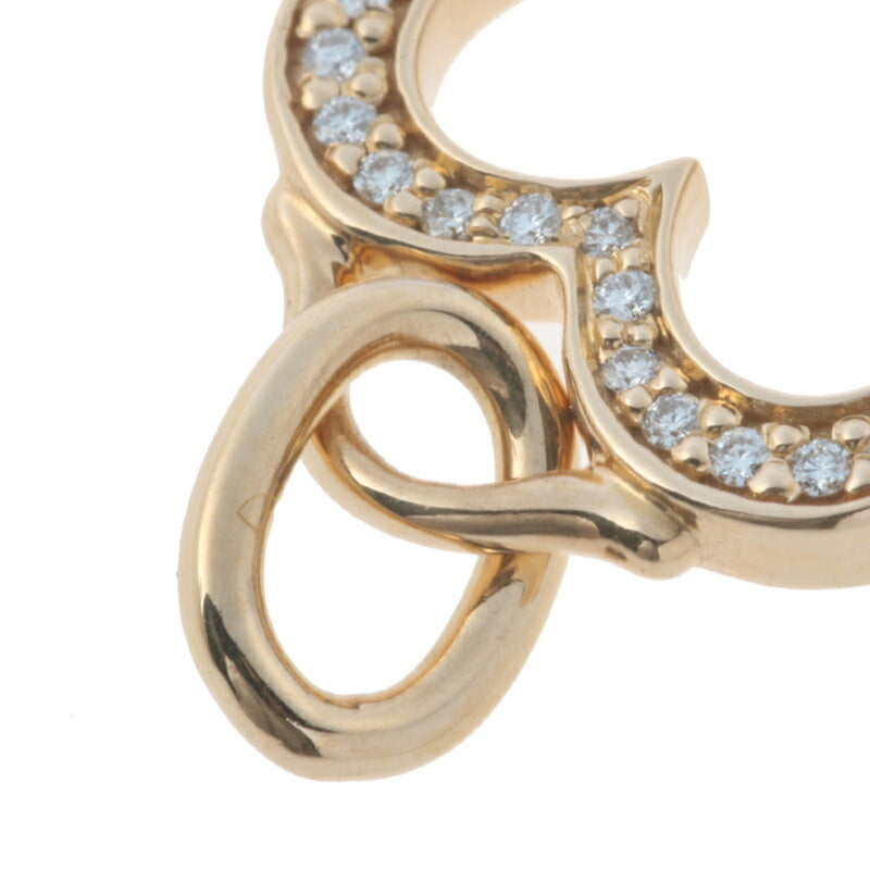 Tiffany Heart Key Diamond Ladies Pendant Top 750 Pink Gold