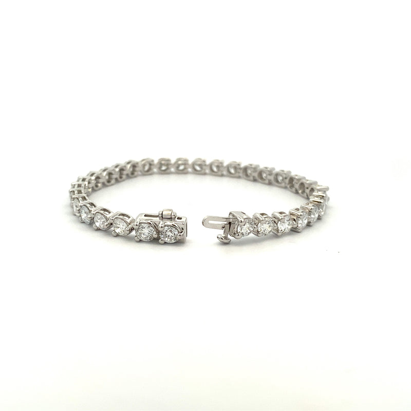 Lab Grown Diamond Tennis Bracelet 14KT White Gold