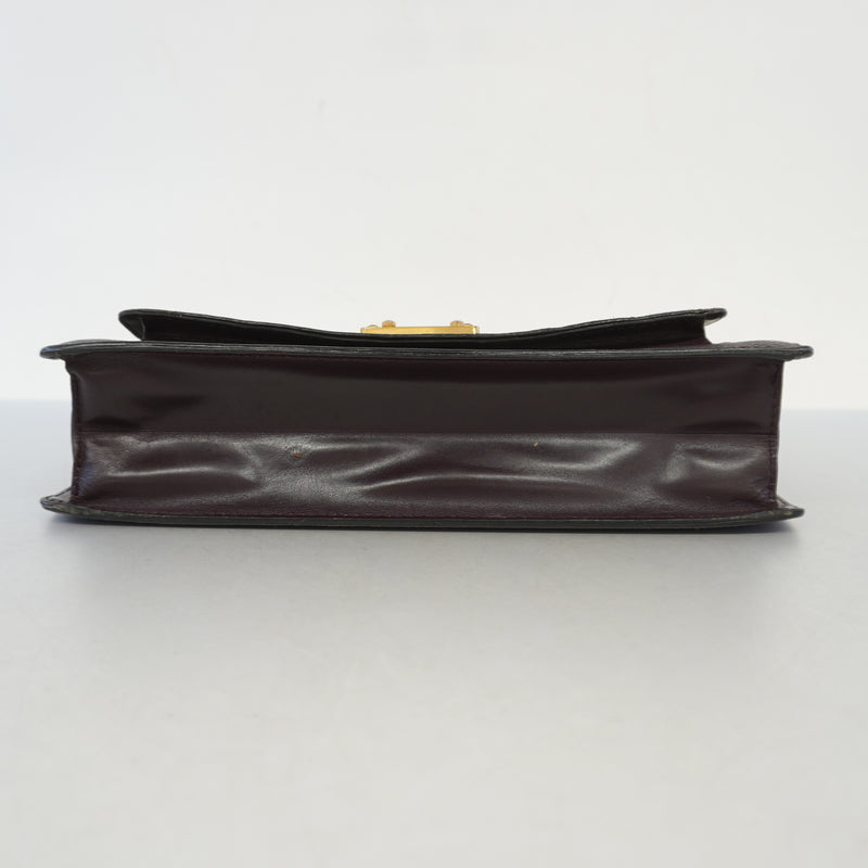 Auth Louis Vuitton Taiga Monceau M32062 Womens Handbag Acajou