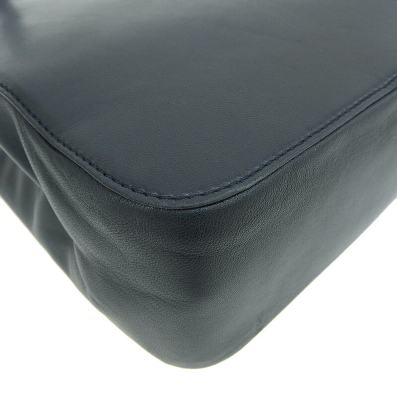Loewe LOEWE bag ladies tote shoulder leather navy blue