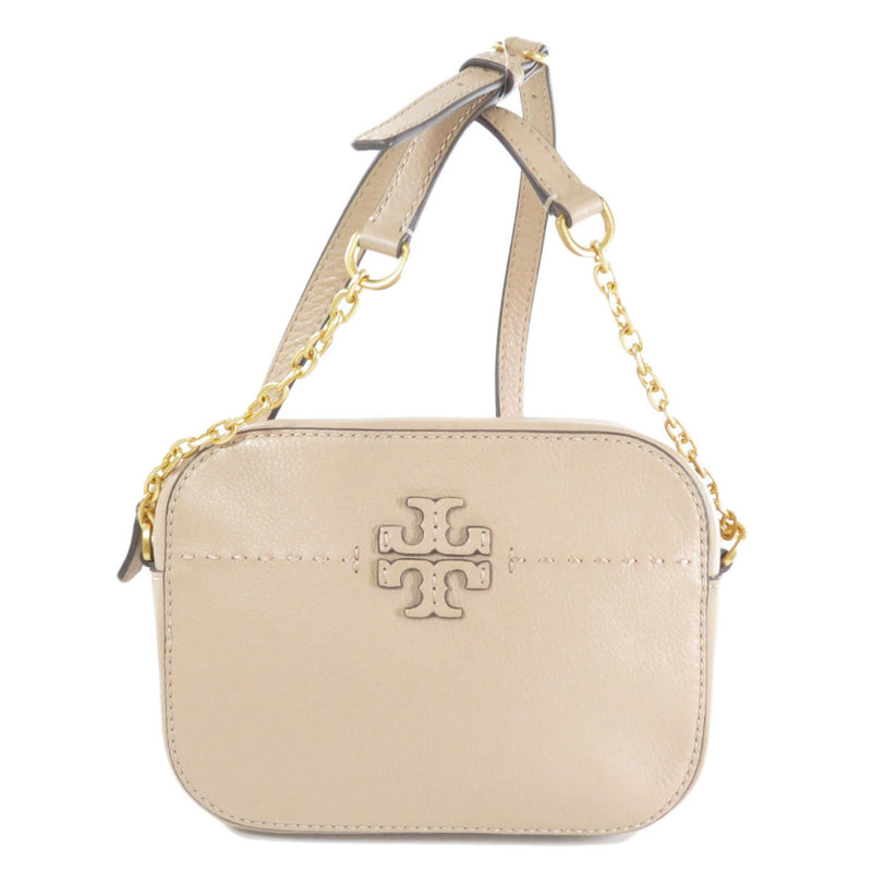 Tory Burch Motif Shoulder Bag Leather Ladies