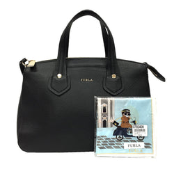 Furla FURLA Tote Bag 874779 BJT5 VTO O60 GIADA M SATCHEL W / ZIP ONYX Shoulder 2WAY Leather Black