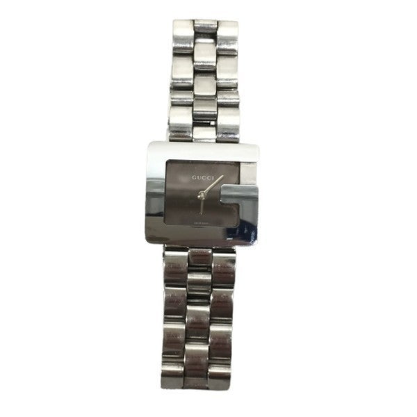 GUCCI Gucci 3600L G Square Analog Watch Quartz Ladies Unisex Stainless Silver
