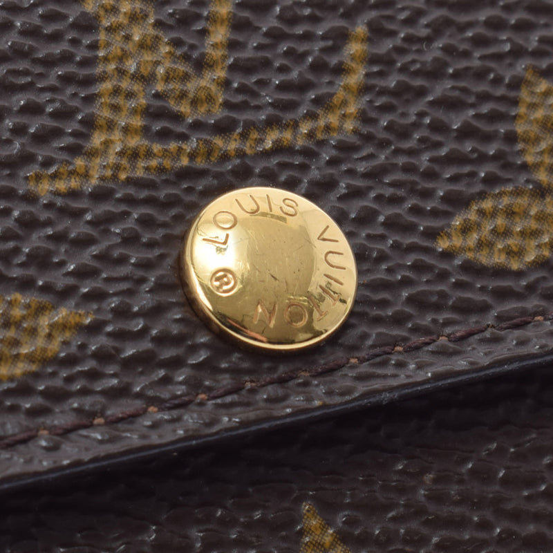 LOUIS VUITTON Monogram Radrow coin purse Brown M61927 Unisex case