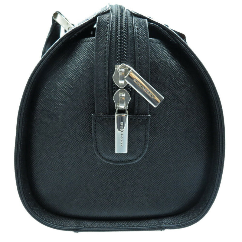 Burberry Mini Boston Handbag Leather Black 0044BURBERRY
