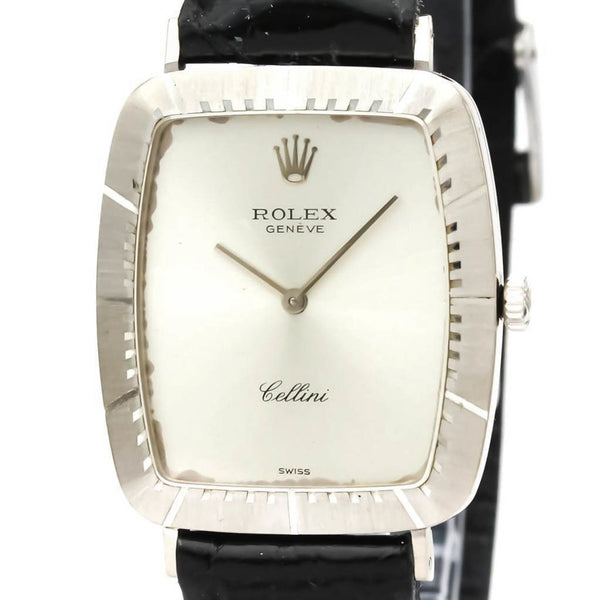 Rolex Cellini Mechanical White Gold (18K) Mens Dress Watch 4087