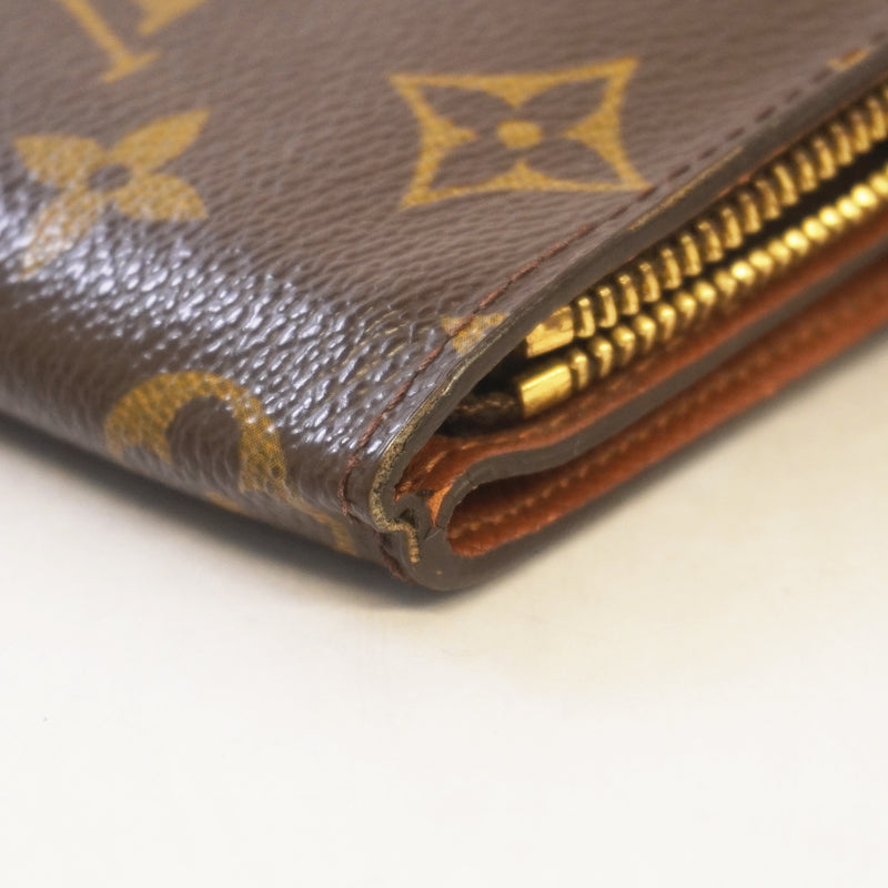 Auth Louis Vuitton Monogram Compact Zip M61667 MenWomenUnisex Wallet