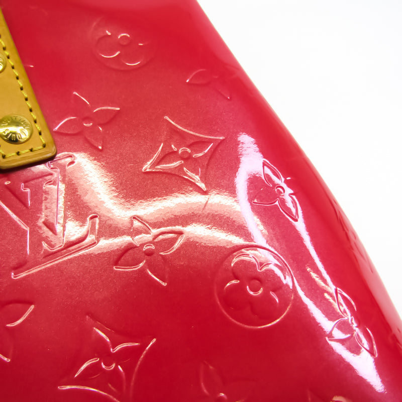 Louis Vuitton Monogram Vernis Lead PM M91221 Womens Handbag Fuchsia Pink