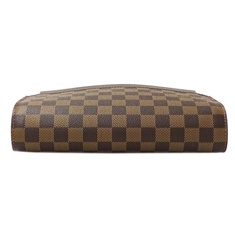 Louis Vuitton N51993 MenWomen Clutch Bag BrownDamier CanvasEbeneGalle