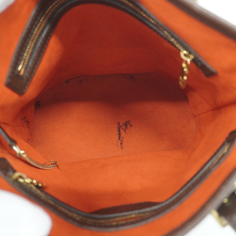 Auth Louis Vuitton Damier Marais N42240 Womens HandbagTote Bag