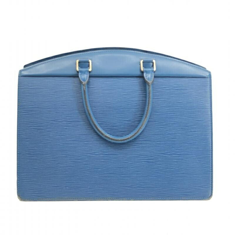 LOUIS VUITTON Riviera R-D Ladies Bag Blue Leather
