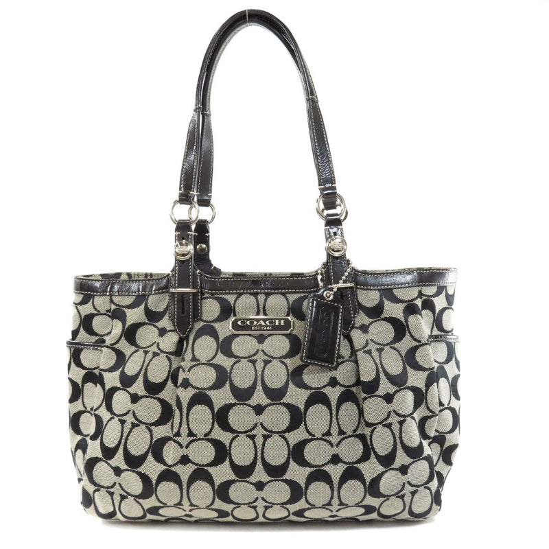 Coach F15146 Signature Tote Bag Canvas Ladies