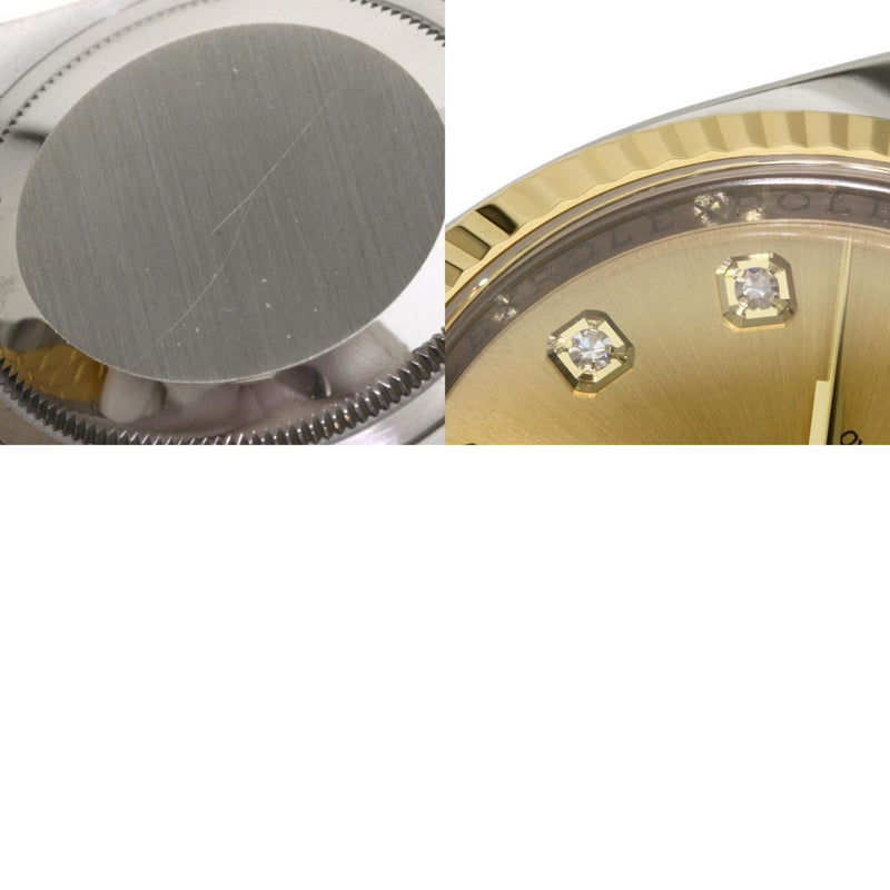 Rolex 116233G Datejust 10P Diamond Watch Stainless Steel / SSxK18YG Mens ROLEX